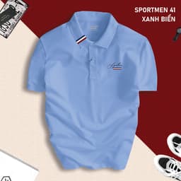 Áo polo nam SPORTMEN 41 BASIC CVC vải cá sấu sang trọng, lịch lãm, thoáng mát - POLOUTFIT 7