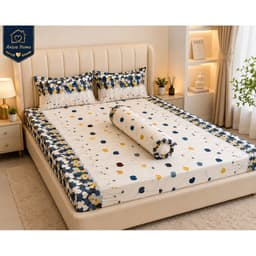 Bộ Ga Gối Thun Lạnh Hàn Quốc 4 Món Aniva Home | Ga Bọc Nệm Co Giãn 4 Chiều Cho Nệm 3-15cm | Kèm Gối Ôm Khóa Kéo 7