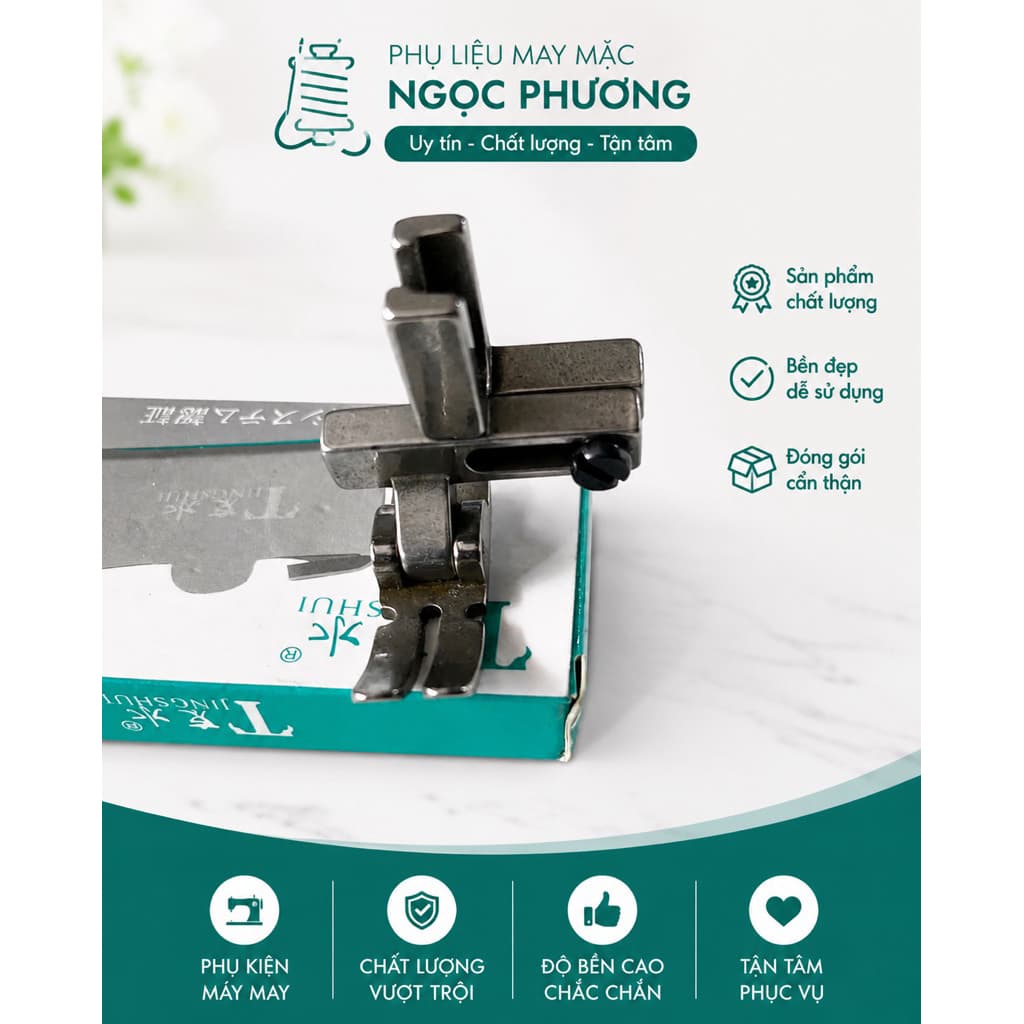 Chân Vịt Đa Năng T3 Chính Hãng – Tra Khóa, Chạy Né, Chạy Mí Cho Máy May 1 Kim Công Nghiệp (Mẫu Mới)