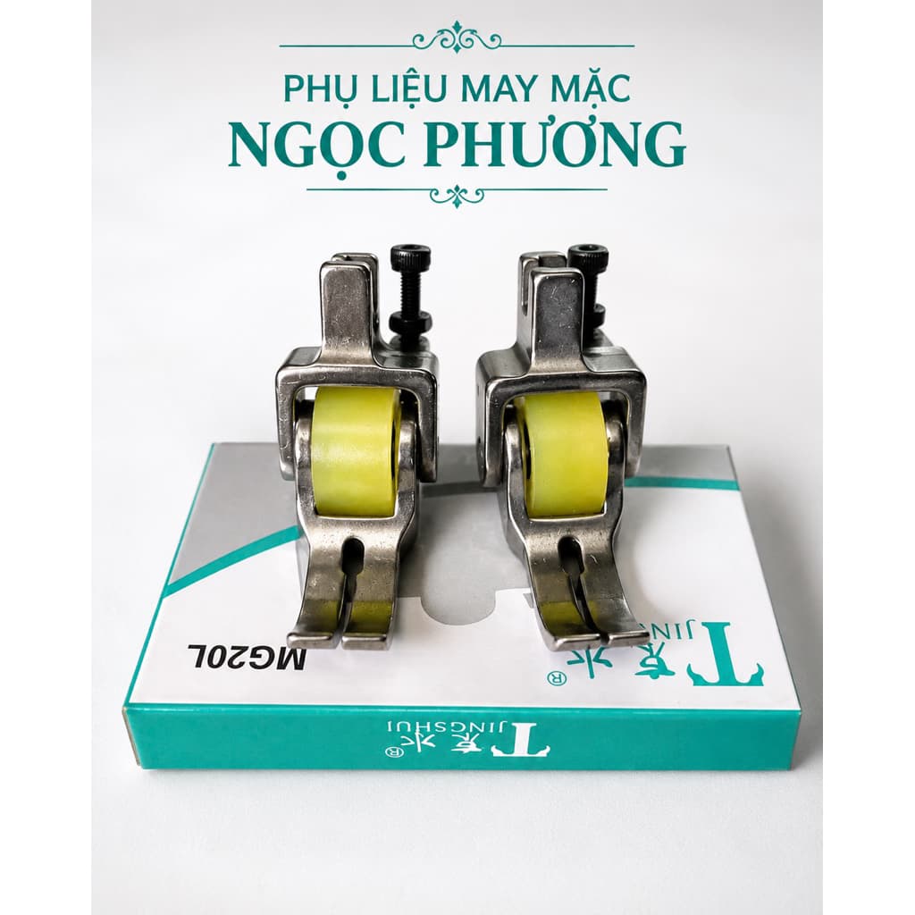 Chân vịt bánh xe nhựa chống nhăn may  công nghiệp.