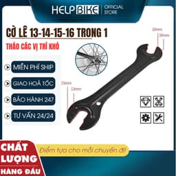 Cờ Lê Chỉnh Côn Xe Đạp, Tháo Lắp Trục Bánh Xe Size 13 14 15 16 Trong 1 CLC4in1 1