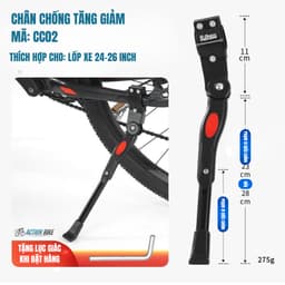 Chân chống xe đạp CÁC LOẠI TỔNG HỢP - CCTH 8