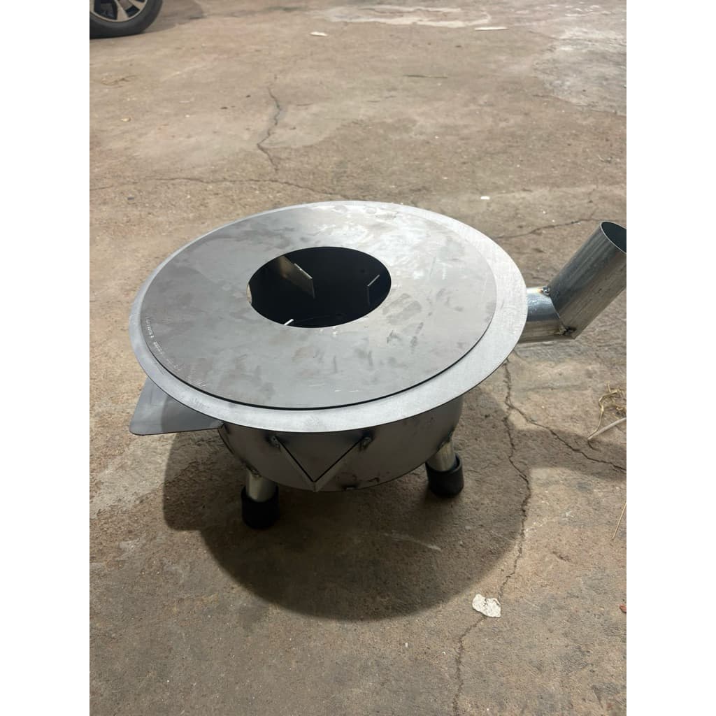 [Tặng kèm tấm lót có lỗ] Bếp củi thông minh, không khói đường kính 40cm.