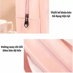 Túi Đựng Mỹ Phẩm Du Lịch Có Quai Xách - Túi Đựng Đồ Trang Điểm Skincare Chống Nước 7