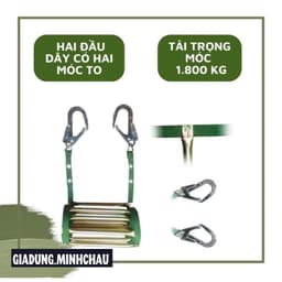 "Dây Thoát Hiểm 3m-20m, Dây Dù Thép Nhôm Chịu Tải 500kg, An Toàn, Leo Dễ Dàng" 7
