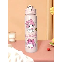 Bình Nước Cho Bé 400ml Có Ống Hút Chống Tràn Họa Tiết Hoạt Hình Dễ Thương Cốc Uống Nước Trẻ Em 7