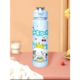 Bình Nước Cho Bé 400ml Có Ống Hút Chống Tràn Họa Tiết Hoạt Hình Dễ Thương Cốc Uống Nước Trẻ Em 3