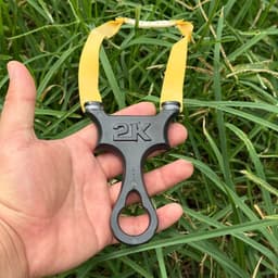 Ná cao su nhựa 2K - kèm 1 dây kéo tới má , bộ ná nhựa abs nguyên khối giá rẻ siêu bền 2