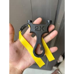 Ná cao su nhựa 2K - kèm 1 dây kéo tới má , bộ ná nhựa abs nguyên khối giá rẻ siêu bền 9