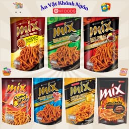 Combo Snack Tăm Que Cay Thái Lan MIX Vfoods - HÀNG CHÍNH HÃNG 1