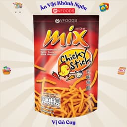 Combo Snack Tăm Que Cay Thái Lan MIX Vfoods - HÀNG CHÍNH HÃNG 6