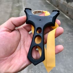 Ná cao su nhựa 3 lỗ - kèm 1 dây , combo ná nhựa abs nguyên khối + dây kéo tới má 3