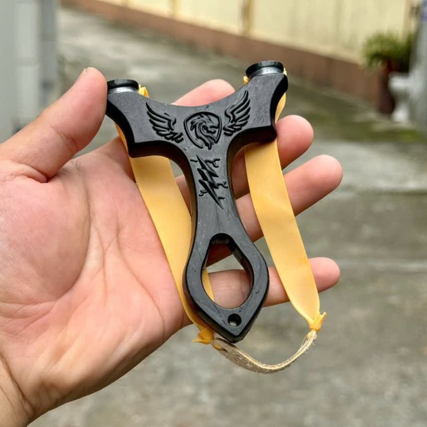 ná cao su AK77 nhựa abs - kèm 1 dây , combo ná nhựa abs đúc đặc nguyên khối + 1 dây