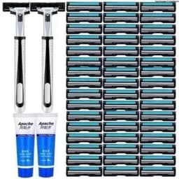 ''Combo''36-- 72 Lưỡi Dao Cạo Râu +Cán Dao Tặng Kèm  Lọ Gel Làm Mềm Râu Và Hộp Nhựa Đựng Cán''T/LINH'' 2
