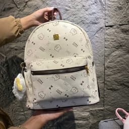 balo đi học quai to Size 32cm hoạ tiết kitty vá màu siêu đẹp đi chơi đi làm đa năng tiện dụng 3