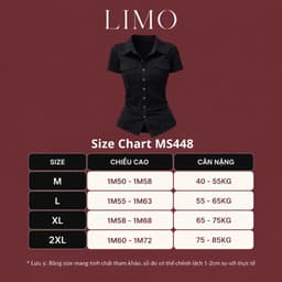 [Có Bigsize 45-85kg] Áo Sơ Mi Nữ Form Ôm Nhẹ Tay Ngắn Chất Thun Tăm Co Giãn LIMO MS012 9