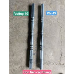 [Hoả tốc] Con tiện song sắt cầu thang lan can sắt  ống sắt thanh sắt tròn phi 49 mỹ thuật mỹ nghệ 1