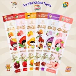 Combo Thạch Trái Cây Zai Zai Túi Dài - HÀNG CHÍNH HÃNG 1