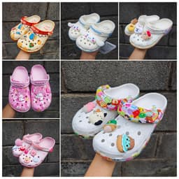 [ MOUSE CLOG ] Dép sục NỮ CUTE, làm từ EVA cao cấp, êm chân, thoáng khí - tặng kèm charm như hình 1