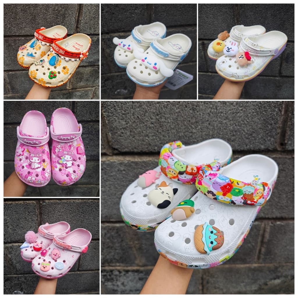 [ MOUSE CLOG ] Dép sục NỮ CUTE, làm từ EVA cao cấp, êm chân, thoáng khí - tặng kèm charm như hình