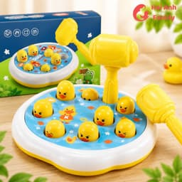 Đồ chơi đập chuột cho bé luyện khả năng phản xạ, phát triển giác quan giai đoạn 1-5 tuổi (2 búa) 2