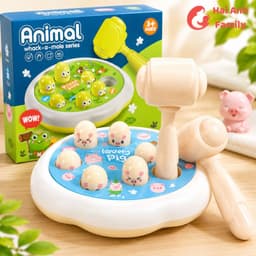 Đồ chơi đập chuột cho bé luyện khả năng phản xạ, phát triển giác quan giai đoạn 1-5 tuổi (2 búa) 3