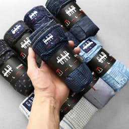 Quần đùi nam cotton sợi tre , Quần mặc nhà mặc ngủ big size 100kg - 3bros Quần Ngủ 3