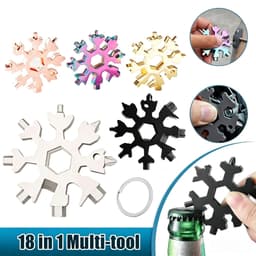 Cờ Lê Đa Năng 18 Trong 1 Hình Bông Tuyết Bằng Thép Không Gỉ 5