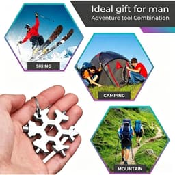 Cờ Lê Đa Năng 18 Trong 1 Hình Bông Tuyết Bằng Thép Không Gỉ 7