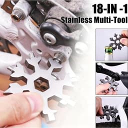 Cờ Lê Đa Năng 18 Trong 1 Hình Bông Tuyết Bằng Thép Không Gỉ 6