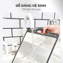 Thớt 2 Mặt GUME TGI-02 Chất liệu Inox 304 & Lúa Mạch Kháng Khuẩn Cao Cấp – Chống Trượt – Tiện Lợi 4