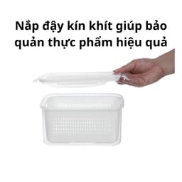 Hộp Thực Phẩm Việt Nhật Bảo Quản Kín Khí 6580/81/82, Hộp Nhựa Chữ Nhật Đựng Thực Phẩm - DOMUS 3