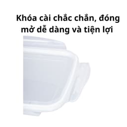 Hộp Thực Phẩm Việt Nhật Bảo Quản Kín Khí 6580/81/82, Hộp Nhựa Chữ Nhật Đựng Thực Phẩm - DOMUS 4
