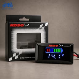 Đồng Hồ Báo Volt Koso V2 7-100V Kèm Pat Gắn Hiển Thị Phần Trăm Pin Chính Xác Dễ Lắp, Đồng Hồ Giúp Theo Dõi Điện Áp 2