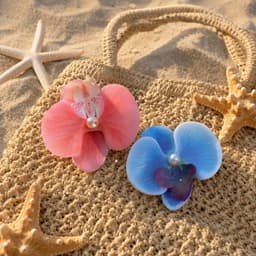 Kẹp Tóc Hoa Lan Hồ Điệp Đi Biển – Phụ Kiện Tóc Đi Biển, Chụp Ảnh Nàng Thơ | Ocean Charm 5
