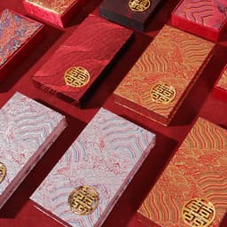 Hộp nạp tài đựng sính lễ cưới phụ kiện trang trọng lịch sự may mắn 2