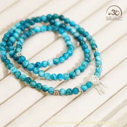 Ngọc Đan Tâm - Vòng Cổ Apatite Phối Charm Dreamcatcher - Mệnh Thuỷ - Mệnh Mộc 3