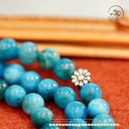 Ngọc Đan Tâm - Vòng Cổ Apatite Phối Charm Dreamcatcher - Mệnh Thuỷ - Mệnh Mộc 4