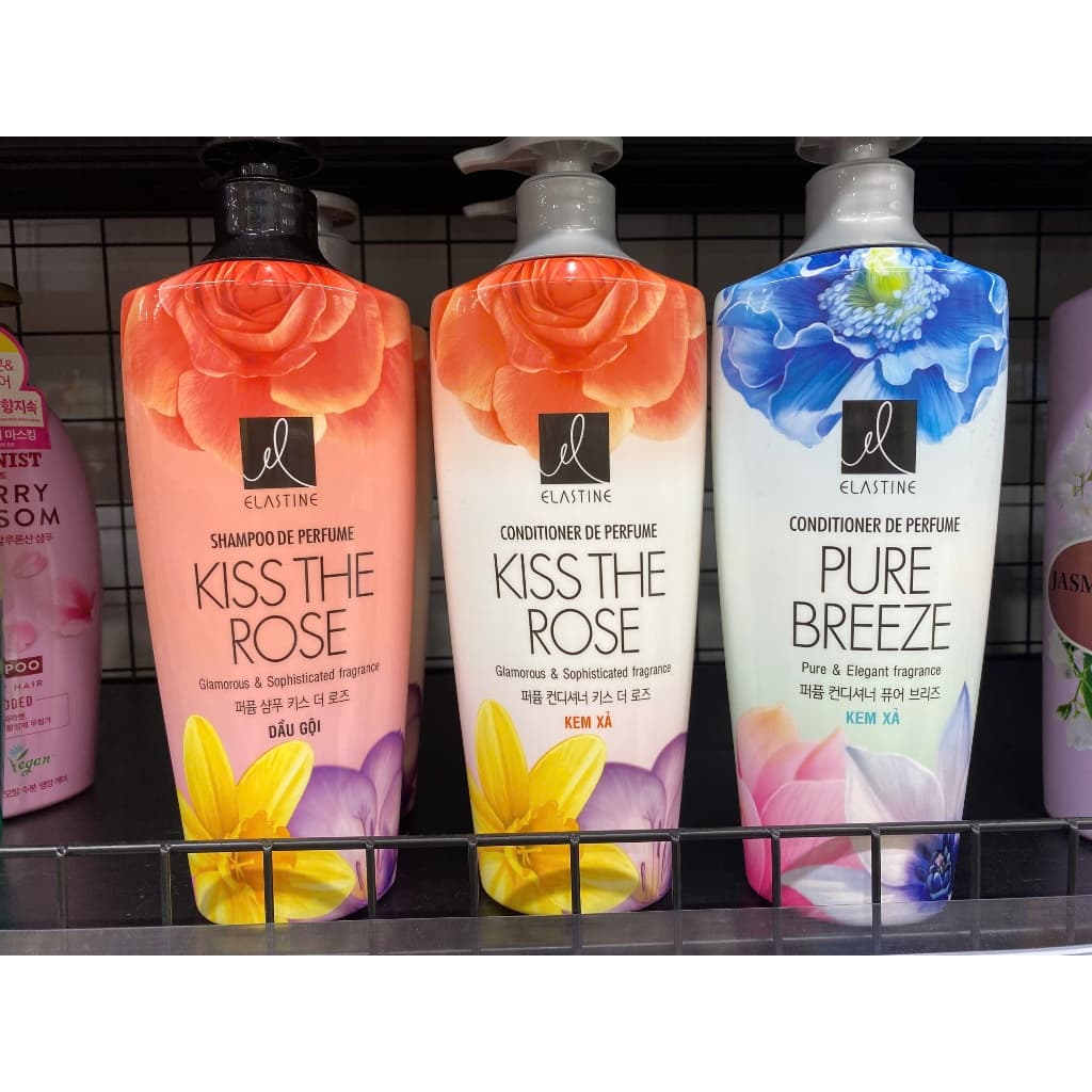 Dầu gội + Kem xả Elastine 600ml