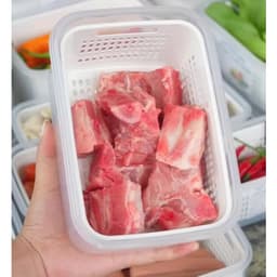 Hộp Thực Phẩm Việt Nhật Bảo Quản Kín Khí 6580/81/82, Hộp Nhựa Chữ Nhật Đựng Thực Phẩm - DOMUS 9
