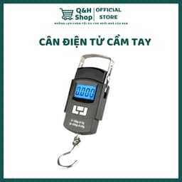 Cân điện tử cầm tay với màn hình LCD lớn, thiết kế nhỏ gọn, dễ dàng mang theo, trọng lượng đo 0.03-50kg. 1