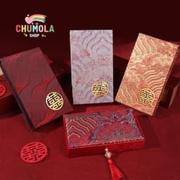 Hộp nạp tài đựng sính lễ cưới phụ kiện trang trọng lịch sự may mắn 1