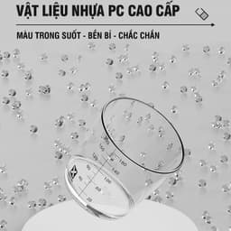 Bộ 4 Cốc Đong Mồi Đo ml Xsamtin 2