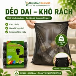 Set 3 Cuộn Túi Rác Tự Phân Hủy MimiHomeMart - Dẻo Dai, Khó Rách, Dùng Cho Gia Đình Và Văn Phòng 4