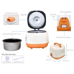 Nồi Cơm Điện Cuckoo CR-0331/IVDEVNCV – 0.54 Lít- lòng nồi chống dính- Sản xuất Hàn Quốc- Bản Quốc Tế 4