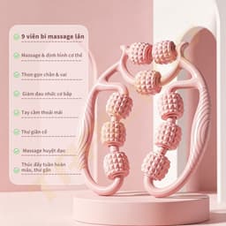  Con Lăn Massage Yoga Đa Năng - Dụng Cụ Hỗ Trợ Tập Luyện, Giúp Thon Gọn Đùi, Bắp Tay, Bắp Chân. 6