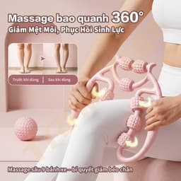  Con Lăn Massage Yoga Đa Năng - Dụng Cụ Hỗ Trợ Tập Luyện, Giúp Thon Gọn Đùi, Bắp Tay, Bắp Chân. 5