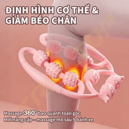  Con Lăn Massage Yoga Đa Năng - Dụng Cụ Hỗ Trợ Tập Luyện, Giúp Thon Gọn Đùi, Bắp Tay, Bắp Chân. 4