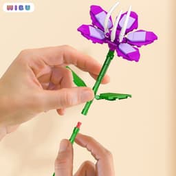 Đồ Chơi Lắp Ghép Hoa Cẩm Chướng Hoa Đào Vĩnh Cửu... 100+ Chi Tiết – Hoa Trang Trí Mini Đẹp, Quà Tặng 8