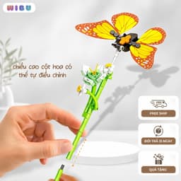Đồ Chơi Lắp Ghép Hoa Cẩm Chướng Hoa Đào Vĩnh Cửu... 100+ Chi Tiết – Hoa Trang Trí Mini Đẹp, Quà Tặng 2